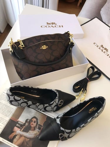 كعل وشنطه ماركة كوتش شنطة وكعب ماركه أديداس شوزات...