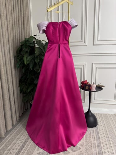 فستان نسائي سهره قماش ميكادو