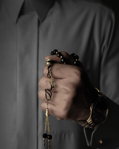 سبح رجالية بالاسم بتصميم حسب طلبك