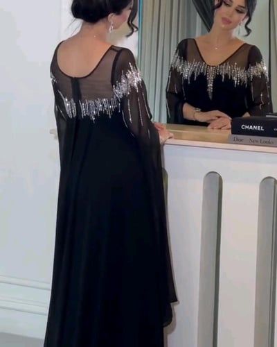 فستان نسائي سهره قماش جورجيت