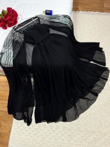 فستان نسائي سهره قماش جورجيت