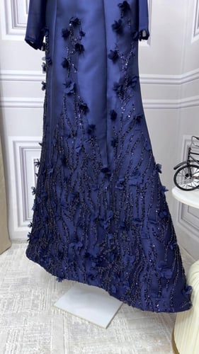 فستان نسائي سهره قماش ميكادو