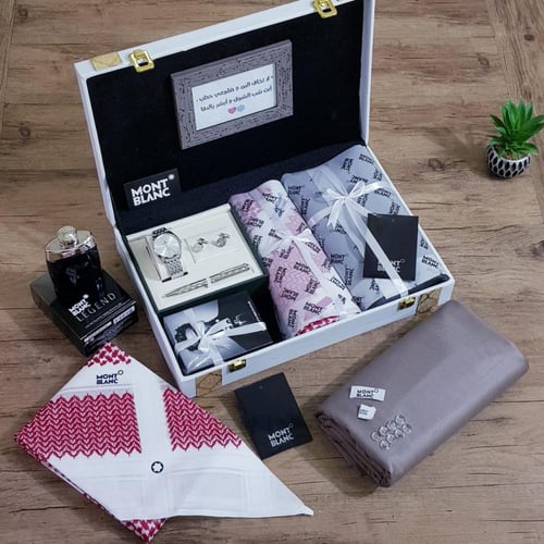 طقم شتوي رجالي ماركة مونت بلانك شتوي