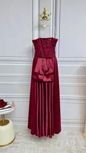 فستان نسائي سهره قماش تفته