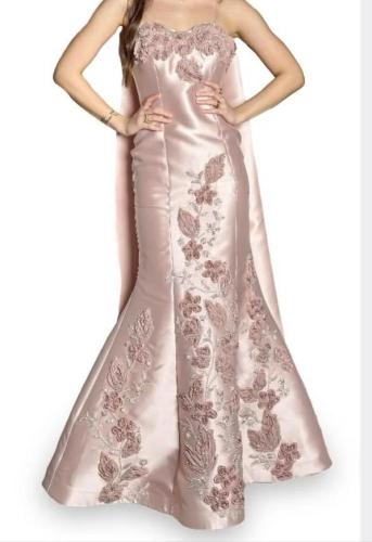 فستان سهرة قماش ميكادو