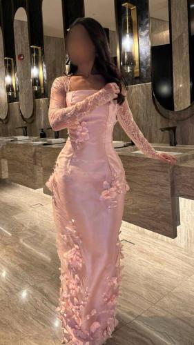 فستان سهرة قماش ميكادو