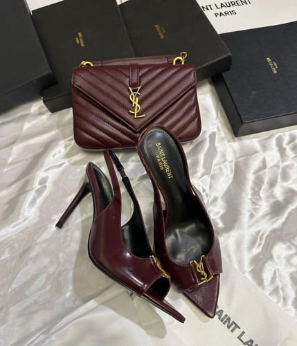 كعب وشنطه سان لوران كعب وشنط SAINT LAURENTمع توابع...