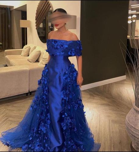 فستان نسائي ميكادو دبل كلوش ورد سهره