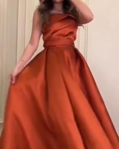 فستان نسائي سهره قماش ميكادو