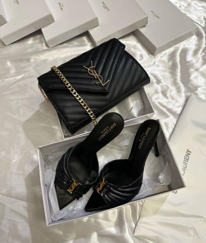 كعب وشنطه سان لوران كعب وشنط SAINT LAURENTمع توابع...