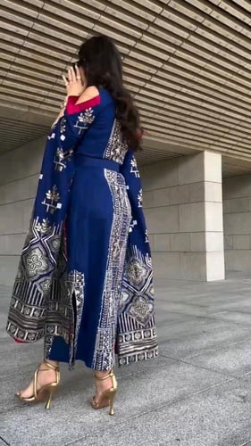 جلابيات رمضانية نسائية قماش باربي تطريز كمبيوتر