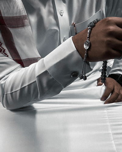 سبحة ملكية فضة إيطالي خالص عيار 925 مع نحت اسمك عل...