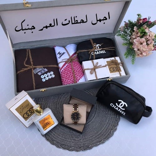 طقم وبوكس تقاعد ومناسبات وهدايارجالي قماش ماركة دي...