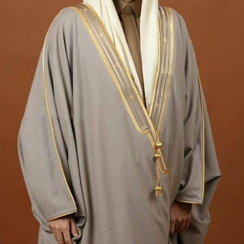 بشت شتوي رجالي ملكي كشميري فاخر درجه اولى جوخ مع ف...