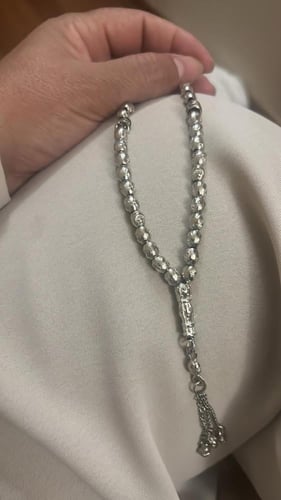 سبحه فضة خالص عيار٩٢٥ كامل فضة