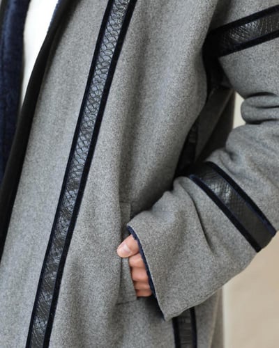 فرو شتوي رجالي ملكي كشميري فاخر