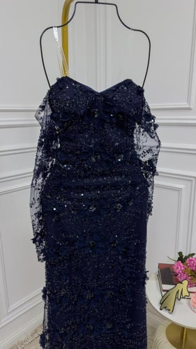 فستان نسائي سهره خامة باربي مع ترتر