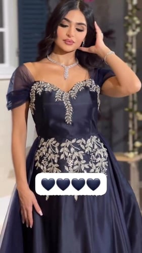 فستان نسائي سهره قماش تفته تسيلا ناعم