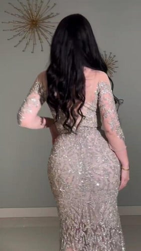 فستان نسائي سهره قماش باربي