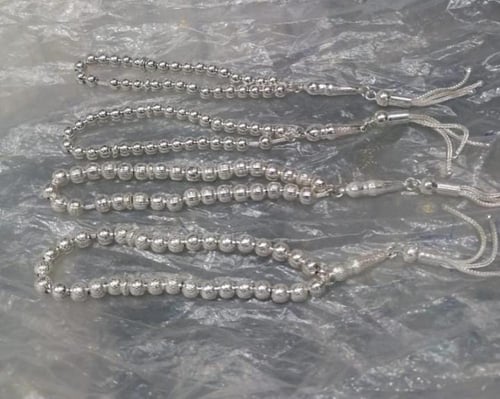 سبحه فضة خالص عيار٩٢٥ كامل فضة