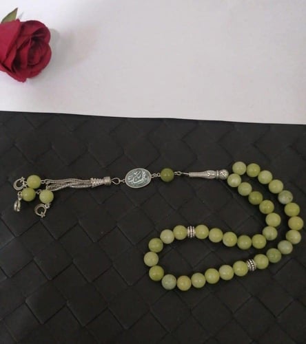 سبح احجار كريمة سبحة ملكية فضة إيطالي خالص عيار 92...