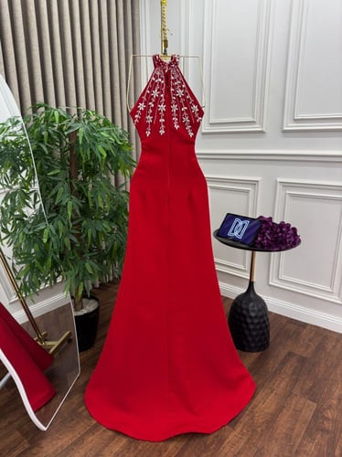 فستان نسائي سهره قماش باربي