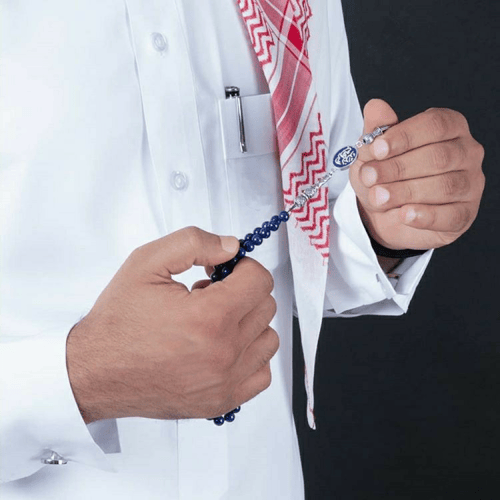 سبحة ملكية فضة إيطالي خالص عيار 925 مع نحت اسمك عل...