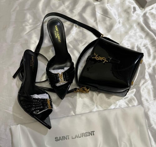 كعب وشنطه سان لوران كعب وشنط SAINT LAURENTمع توابع...