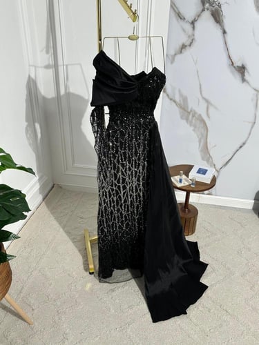 فستان نسائي سهره قماش شانطون