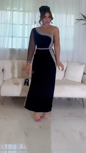 فستان نسائي سهره قماش باربي