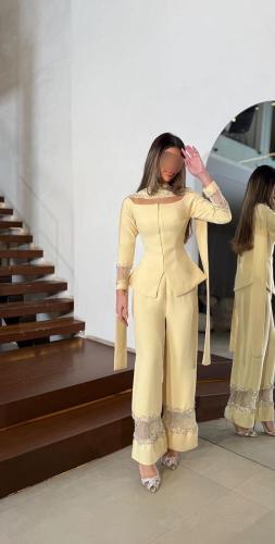 جمبوست العيد نسائي قماش باربي