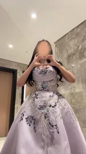 فستان نسائي سهره قماش ميكادو