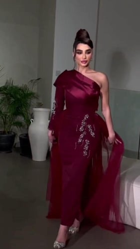 فستان نسائي سهره قماش باربي