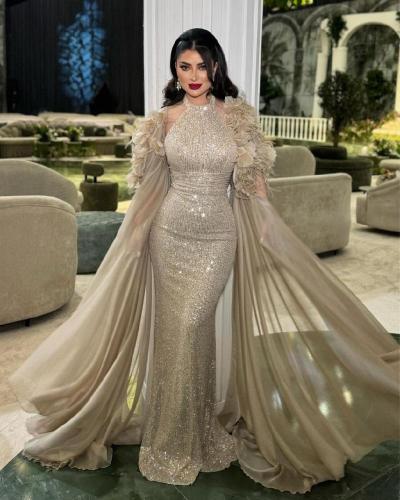 فساتين نسائي قماش ترتر مع جازار