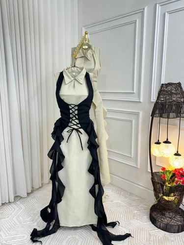 فساتين العيد نسائي قماش لينين