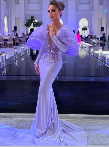 فستان نسائي سهره قماش اورجنزا مع باربي