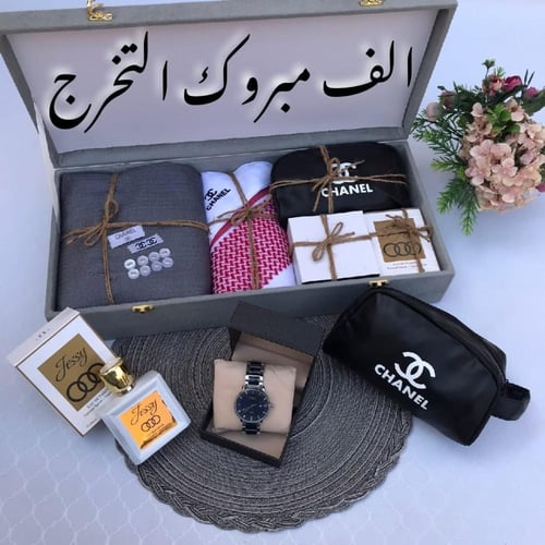 طقم وبوكس تقاعد ومناسبات وهدايارجالي قماش ماركة دي...