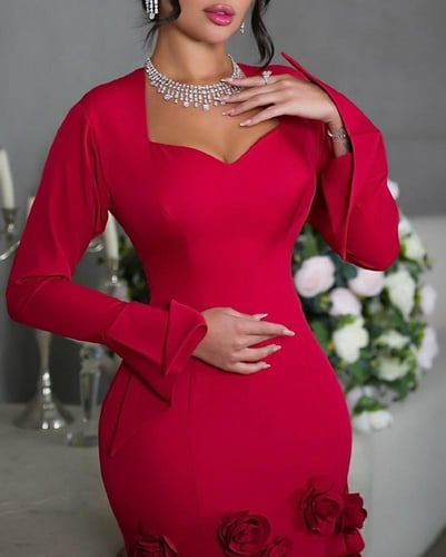 فستان نسائي سهره قماش باربي