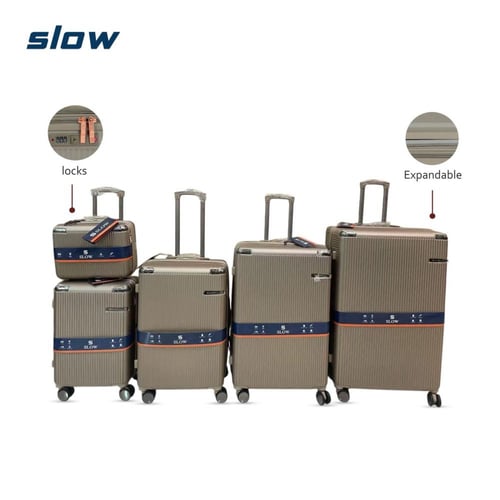 طقم شنط سفر متكامل مكوّن من 5 قطع