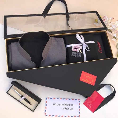 بوكس كارتير مع سديري شتوي رجالي جوخ