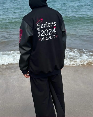 جاكيت تخرج بالاسم وعام التخرج جاكيت سنيور 2026