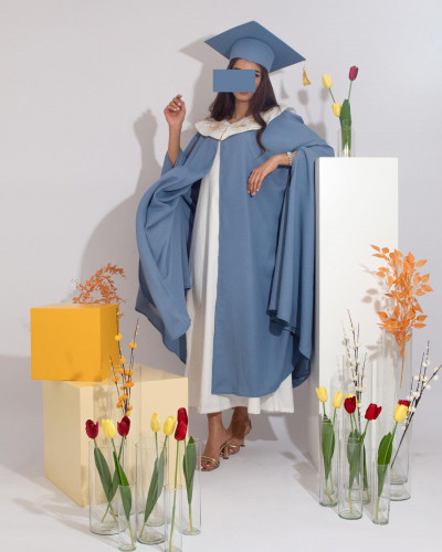 عباية تخرج 2026 البشت قماش كريب تفصيل حسب الطلب