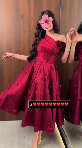 فستان سهرة قماش ميكادو