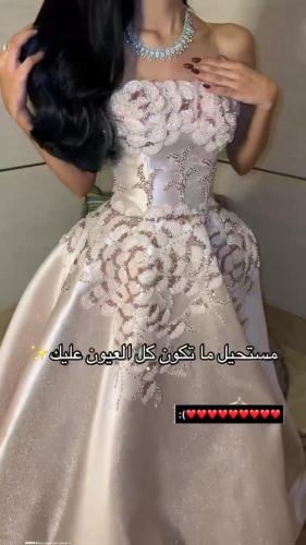 فستان نسائي قماش ميكادو