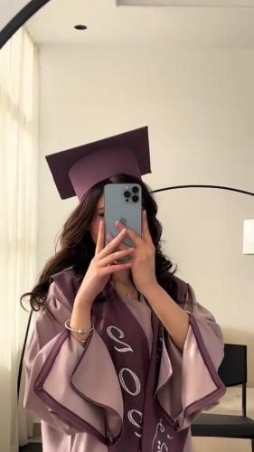 عبايات تخرج 2026 بالاسم والعبارة وسنة التخرج وشعار...