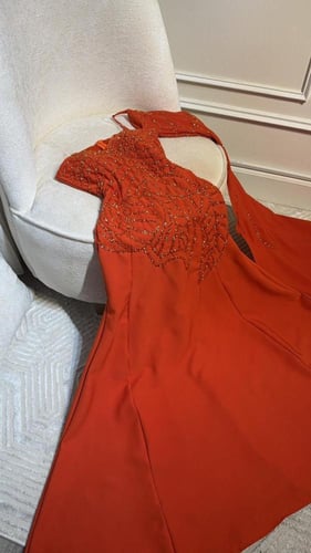 فستان نسائي سهره قماش باربي