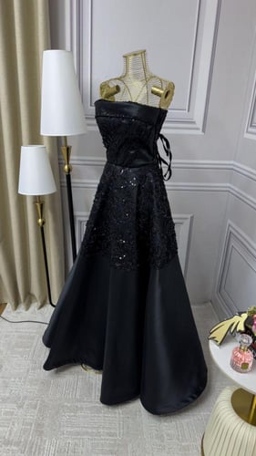 فستان نسائي سهره قماش ميكادو