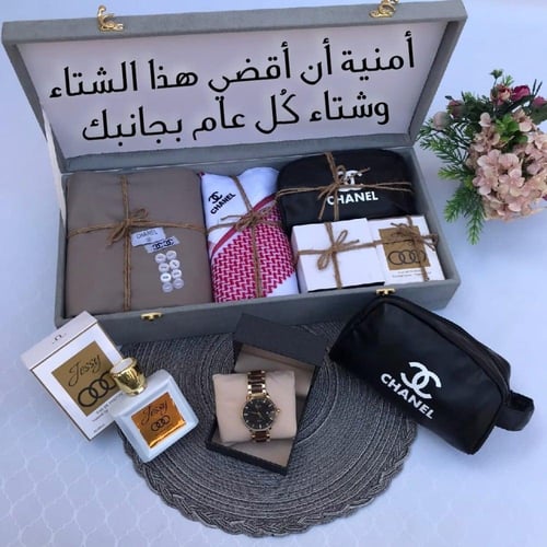 طقم وبوكس تقاعد ومناسبات وهدايارجالي قماش ماركة دي...
