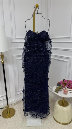 فستان نسائي سهره خامة باربي مع ترتر