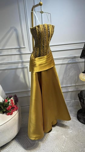 فستان سهره قماش ميكادو